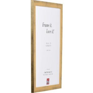Cornice in legno Effect Profilo Top Pro oro 14,8x21 cm Vetro chiaro