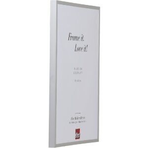 Cornice per foto in alluminio A1 Effect argento 20x20 cm con vetro chiaro