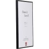 Cornice per foto in alluminio Effect Serie 1 Nera 20x28 cm con vetro trasparente classe B1