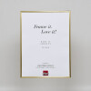 Cornice in plastica effetto Art gold 13x18 cm vetro antiriflesso