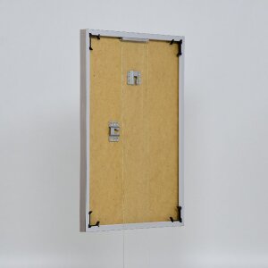 Cornice in plastica effetto Art platinum 20x25 cm vetro antiriflesso