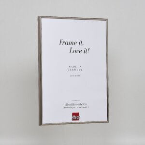 Cornice in plastica effetto Art platinum 20x25 cm vetro antiriflesso