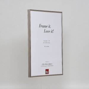 Cornice in plastica effetto Art platinum 20x25 cm vetro antiriflesso