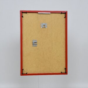 Cornice in plastica effetto Art red 20x30 cm vetro antiriflesso