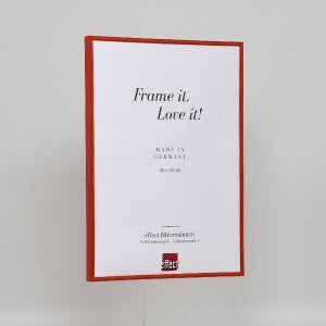 Cornice in plastica effetto Art red 20x30 cm vetro antiriflesso