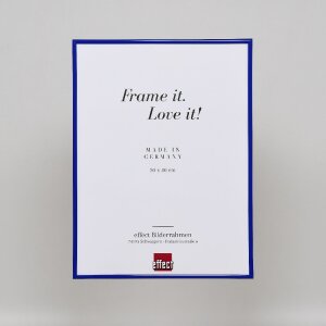 Cornice in plastica effetto Art blue 21x28 cm vetro antiriflesso