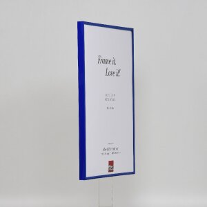 Cornice in plastica effetto Art blue 21x28 cm vetro antiriflesso