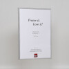 Cornice in plastica effetto Art alulike 23x70 cm vetro antiriflesso