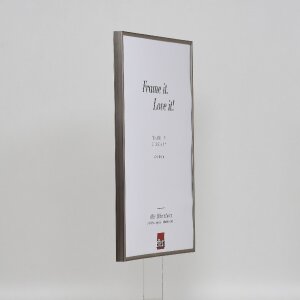 Cornice in plastica effetto Art platinum 23x70 cm vetro antiriflesso