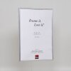 Cornice in plastica effetto Art silver 25x80 cm vetro antiriflesso