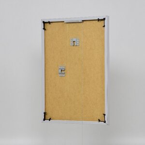 Cornice in plastica effetto Art silver 27x48 cm vetro antiriflesso