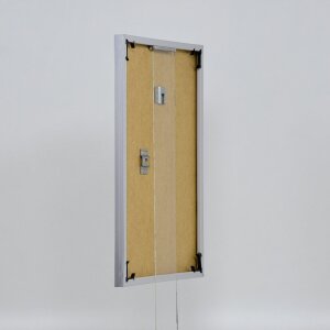 Cornice in plastica effetto Art silver 27x48 cm vetro antiriflesso