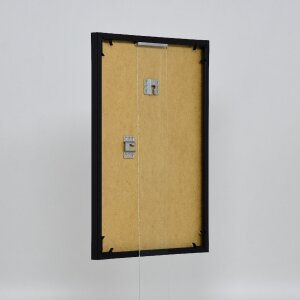 Cornice in plastica effetto Art nero 40x40 cm vetro antiriflesso