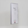 Cornice in plastica effetto Art silver 40x50 cm vetro antiriflesso