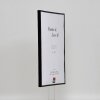 Cornice in plastica effetto Art nero 40x50 cm vetro antiriflesso
