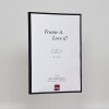 Cornice in plastica effetto Art nero 45x60 cm vetro antiriflesso