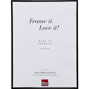 Cornice in plastica effetto Art nero 45x80 cm vetro...