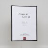 Cornice in plastica effetto Art nero 50x65 cm vetro antiriflesso