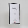 Telaio in plastica effetto Art nero 50x70 cm vetro antiriflesso