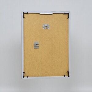 Cornice in plastica effetto Art silver 70x70 cm vetro antiriflesso