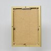 Cornice in alluminio effetto Quadro 24x30 cm vetro antiriflesso dorato pannello posteriore in MDF