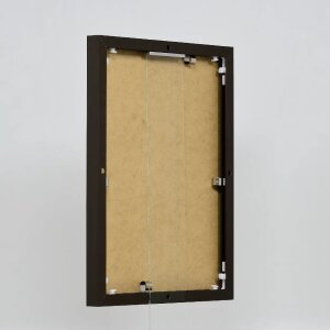 Cornice in alluminio effetto Quadro 24x30 cm vetro bronzo antiriflesso