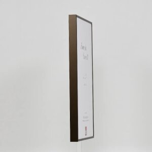 Cornice in alluminio effetto Quadro 24x30 cm vetro bronzo antiriflesso