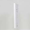 Cornice in alluminio effetto Quadro 25x35 cm vetro bianco antiriflesso pannello posteriore in MDF