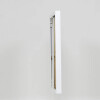 Cornice in alluminio effetto Quadro 25x35 cm vetro bianco antiriflesso pannello posteriore in MDF