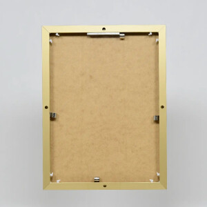 Cornice in alluminio effetto Quadro 25x35 cm vetro antiriflesso oro Pannello posteriore in MDF