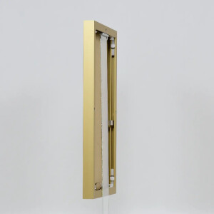 Cornice in alluminio effetto Quadro 25x35 cm vetro antiriflesso oro Pannello posteriore in MDF