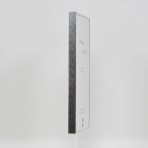 Cornice in alluminio effetto Quadro 25x35 cm argento vetro antiriflesso lucido