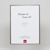 Cornice in alluminio effetto Quadro 25x35 cm argento vetro antiriflesso lucido