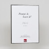 Cornice in alluminio effetto Quadro 25x35 cm argento vetro antiriflesso lucido
