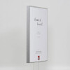 Cornice in alluminio effetto Quadro 25x35 cm argento vetro antiriflesso lucido