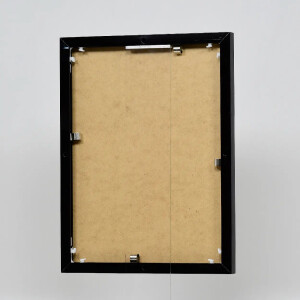 Cornice in alluminio effetto Quadro 25x35 cm nero vetro antiriflesso lucido