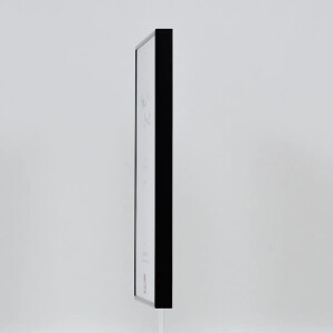 Cornice in alluminio effetto Quadro 25x35 cm nero vetro antiriflesso lucido