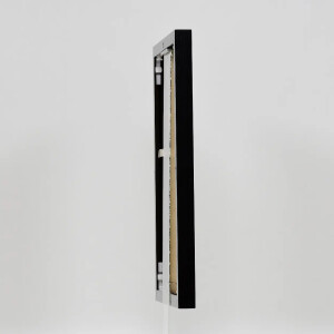 Cornice in alluminio effetto Quadro 25x35 cm nero vetro antiriflesso lucido