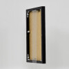 Cornice in alluminio effetto Quadro 25x35 cm nero vetro antiriflesso lucido