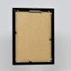 Cornice in alluminio effetto Quadro 25x35 cm nero vetro antiriflesso lucido