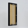 Cornice in alluminio effetto Quadro 25x35 cm nero vetro antiriflesso lucido