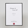 Cornice in alluminio effetto Quadro 25x35 cm nero vetro antiriflesso lucido