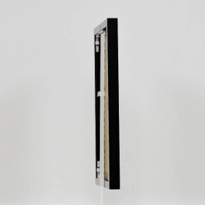 Cornice in alluminio effetto Quadro 25x70 cm nero vetro antiriflesso lucido