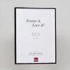 Cornice in alluminio effetto Quadro 29,7x42 cm nero vetro antiriflesso lucido