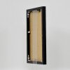 Cornice in alluminio effetto Quadro 35x50 cm nero vetro antiriflesso lucido