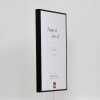 Cornice in alluminio effetto Quadro 35x50 cm nero vetro antiriflesso lucido