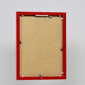 Cornice in alluminio effetto Quadro 40x50 cm rosso con vetro antiriflesso