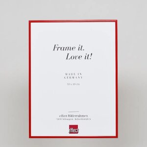 Cornice in alluminio effetto Quadro 40x50 cm rosso con vetro antiriflesso