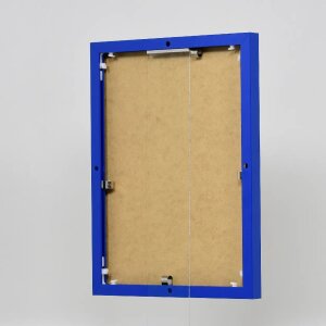 Cornice in alluminio effetto Quadro 50x100 cm vetro blu antiriflesso