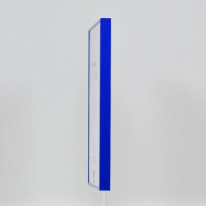 Cornice in alluminio effetto Quadro 50x100 cm vetro blu antiriflesso